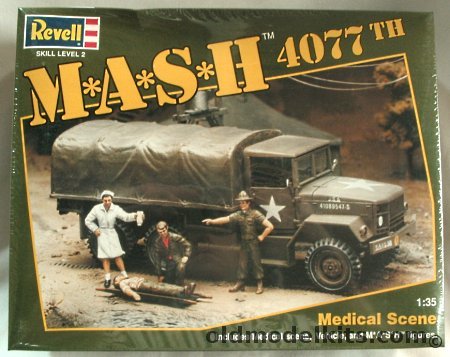 Revell 1/35 M*A*S*H 4077th M-34 Medical Scene - (MASH 4077), 4820 plastic model kit